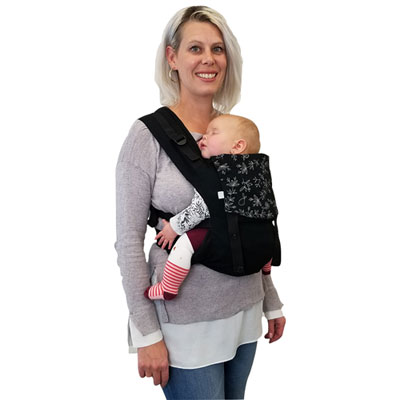 Image of bbluv Chimparoo PopNgo Six Position Baby Carrier - Black