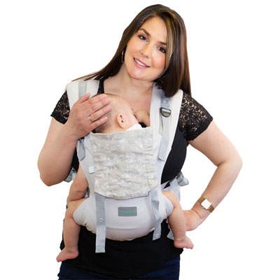 Image of bbluv Chimparoo PopNgo Six Position Baby Carrier - Beige
