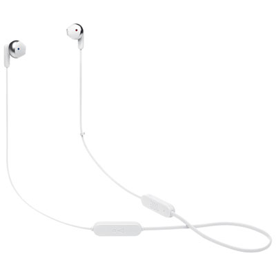Image of JBL Tune 215BT In-Ear Bluetooth Headphones - White