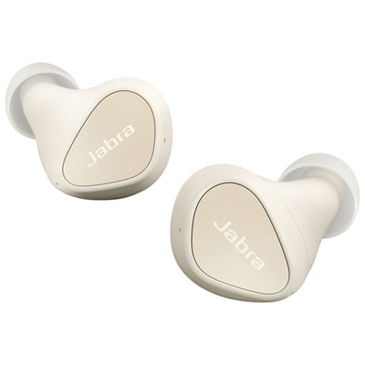 Jabra Elite 4 In-Ear Noise Cancelling True Wireless Earbuds - Light Beige Used on a plane this week and great noise cancelling