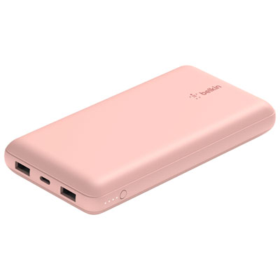 Chargeur Portable À Deux Ports Usb De 20 000 Mah De Belkin - Rose Doré [This review was collected as part of a promotion