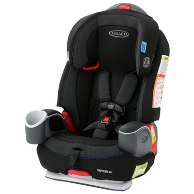 Image of Graco Nautilus 65 3-in-1 Harnessed Booster Car Seat - Black