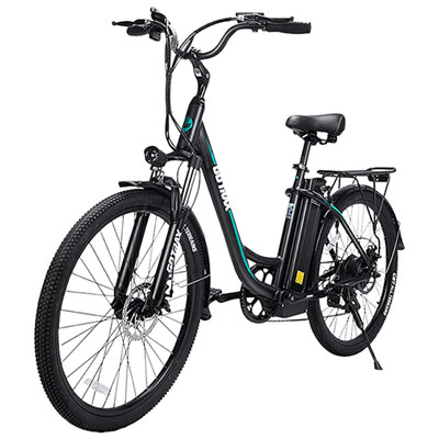 Image of GOTRAX EBE6 480W Electric City Bike with up to 48km Battery Range - Black