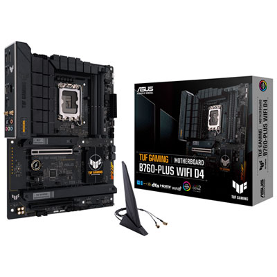 Image of ASUS TUF Gaming B760-Plus Wi-Fi D4 ATX DDR4 Motherboard for 12/13th Gen Intel CPUs