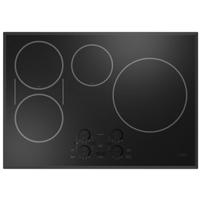 Cafe 30" 4-Element Induction Cooktop (CHP90301TBB) - Black Cooktop is quick and efficient