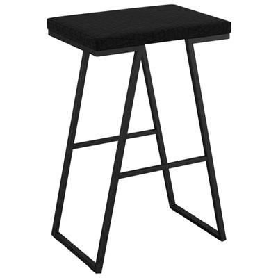 Image of Axis Contemporary Counter Height Barstool - Black