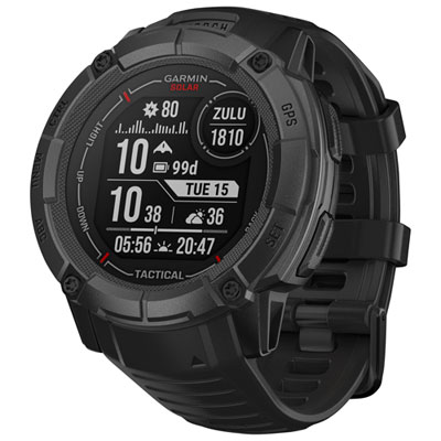 Garmin Instinct 2X Solar Tactical Edition 53mm Bluetooth Mutlisport Smartwatch - Black I havent recieved it yet but I am waiting to see how it holds up to my military deployment demands in the desert!!!