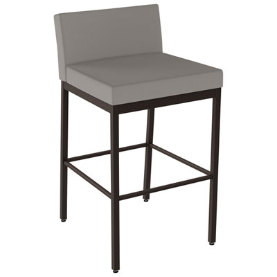 Tabouret De Bar Contemporain À Hauteur De Comptoir Fairfield Plus - Gris-Taupe/brun