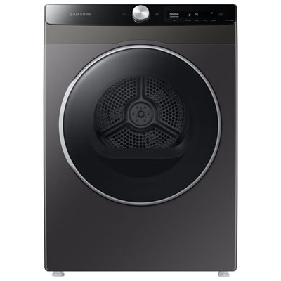 Image of Open Box - Samsung 4.0 Cu. Ft. Compact Electric Dryer (DV25B6900EX/AC) - Inox Grey - Perfect Condition