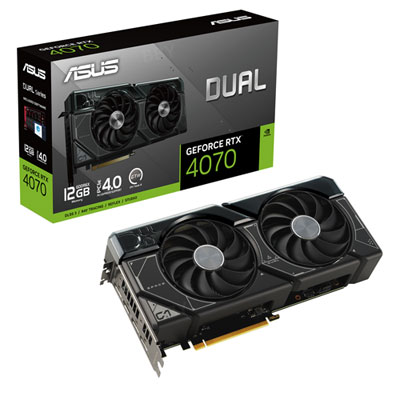 Image of ASUS Dual GeForce RTX 4070 12GB GDDR6X Video Card