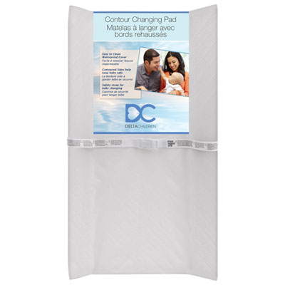 Image of Delta Children Contoured Changing Pad - White