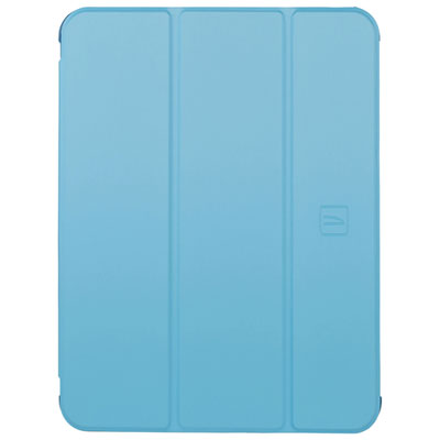 Étui Folio Satiné De Tucano Milano Italy Pour Ipad 11 Po (A16)/ipad 10,9 Po (10E Génération) - Bleu Pâle Love it