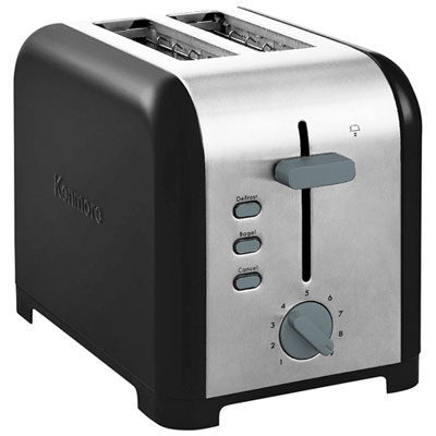 Image of Kenmore Toaster - 2-Slice - Black/Silver