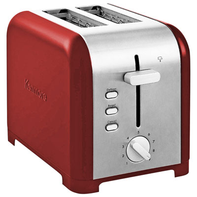 Image of Kenmore Toaster - 2-Slice - Red/Silver