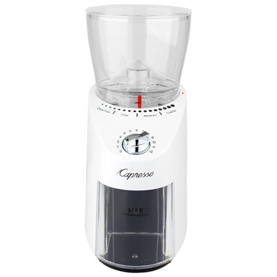 Image of Capresso Infinity Conical Burr Grinder - White