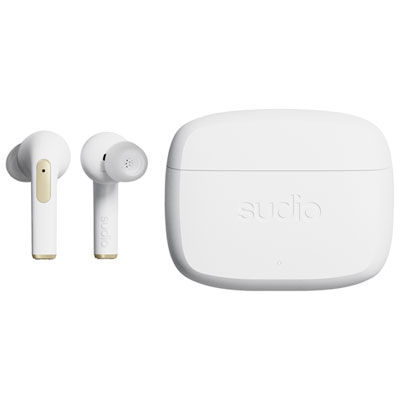 Sudio Audio N2 PRO In-Ear Noise Cancelling True Wireless Earbuds - White
