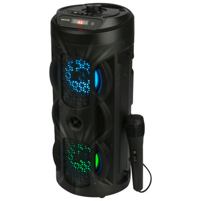 Image of Singsation Aria Rechargeable All-In-One Karaoke Party System With Remote and Wired Microphone (SPKA23)