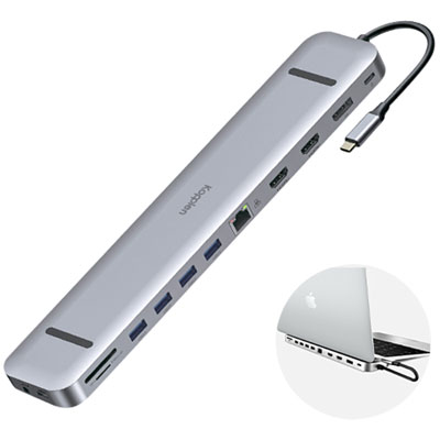 Station D'accueil Usb-C 13-En-1 De Kopplen (Dck-Stn08Sgr) 