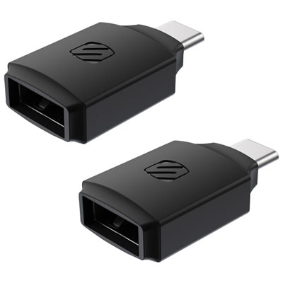 Scosche USB-A to USB-C Adapter (CAA2PK) -2 Pack - Black I have a 2023 MacBook with only usb-c ports so I needed some usb-a to usb-c converters for my mouse and portable hard drive