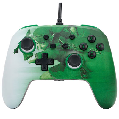 Image of PowerA Zelda Heroic Link Enhanced Wired Controller for Switch - Green
