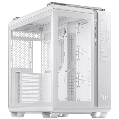 Image of ASUS TUF Gaming GT502 Mid-Tower ATX Computer Case - Black/White