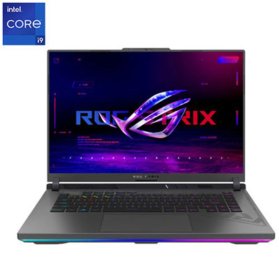 Image of Open Box - ASUS ROG Strix G16 16   Gaming Laptop - Eclipse Grey (Intel Core i9-13980HX/1TB SSD/32GB RAM/GeForce RTX 4060)