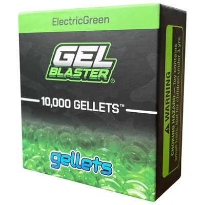 Gel Blaster Gellets - 10,000 Pack - Electric Green [This review was collected as part of a promotion