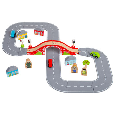 Image of Bigjigs Figure of Eight Roadway Toy