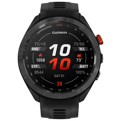 Image of Garmin Approach S70 47mm Golf GPS Smartwatch - Black