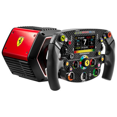Image of Thrustmaster T818 Ferrari SF1000 Racing Wheel Bundle for PC