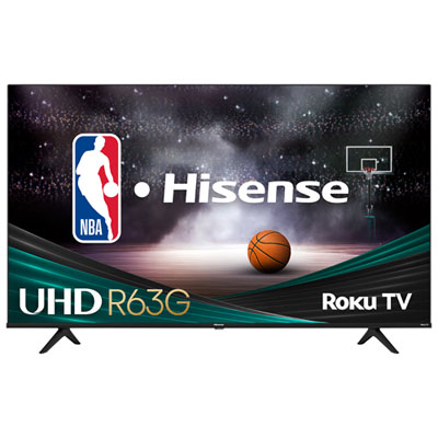 Hisense 43" 4K UHD HDR LED Roku Smart TV (43R63G) - 2022 43 inch Hisense TV