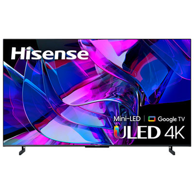 "Hisense 55"" 4K UHD HDR QLED Mini-LED Smart Google TV (55U78KM) - 2023"
