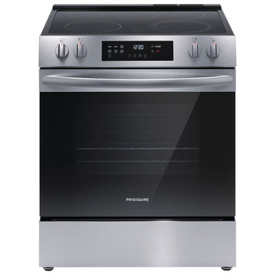 "Open Box - Frigidaire 30"" 5.3 Cu. Ft. 5-Element Freestanding Electric Range - Stainless Steel - Scratch & Dent"
