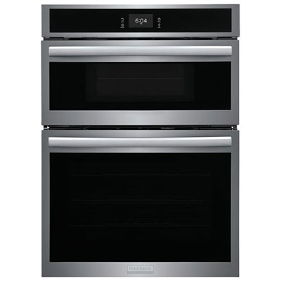 "Open Box - Frigidaire Gallery 30"" 5.3 CU. Ft Combination Electric Wall Oven - Stainless Steel - Scratch & Dent"