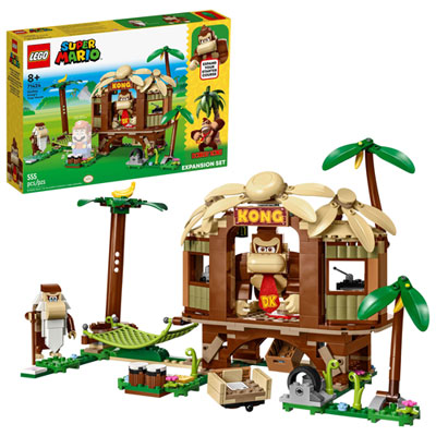 Image of LEGO Super Mario: Donkey Kong’s Tree House Expansion Set - 555 Pieces (71424)