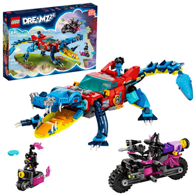 LEGO DREAMZzz: Crocodile Car - 494 Pieces (71458) This Lego set enables kids to choose between building three different structures: a crocodile car (that shoots mini disks out of its mouth) a truck, or a mini boat