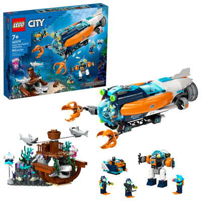 Image of LEGO City: Deep-Sea Explorer Submarine - 842 Pieces (60379)