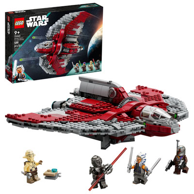 Image of LEGO Star Wars: Ahsoka Tano’s T-6 Jedi Shuttle - 601 Pieces (75362)