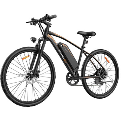 Gyrocopters Brio 350W Electric Mountain Bike with up to 60km Battery Range - Black - Only at Best Buy What a bike