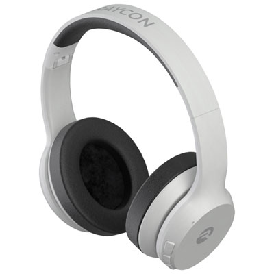 Image of Raycon The Fitness Over-Ear Noise Cancelling Bluetooth Headphones - White