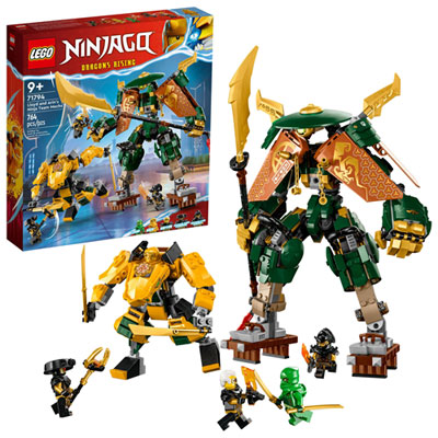 Image of LEGO Ninjago Dragons Rising: Lloyd and Arin’s Ninja Team Mechs - 764 Pieces (71794)