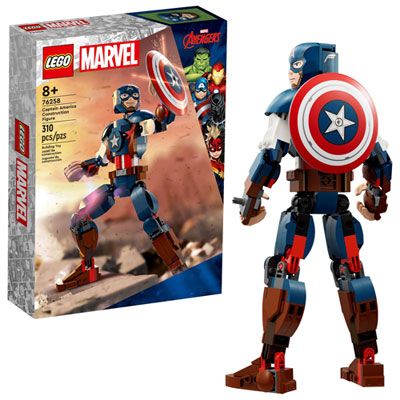 Image of LEGO Super Heroes Marvel: Captain America Construction Figure - 310 Pieces (76258)
