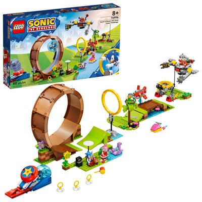 Image of LEGO Sonic the Hedgehog: Sonic’s Green Hill Zone Loop Challenge - 802 Pieces (76994)