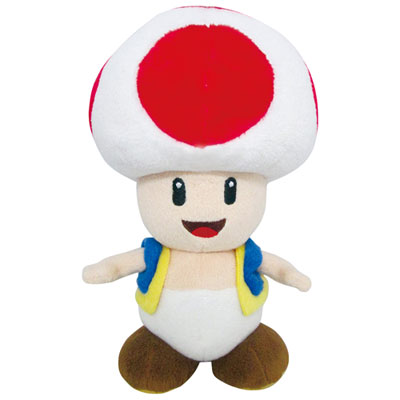 Image of Little Buddies Super Mario Bros Red Toad Plush