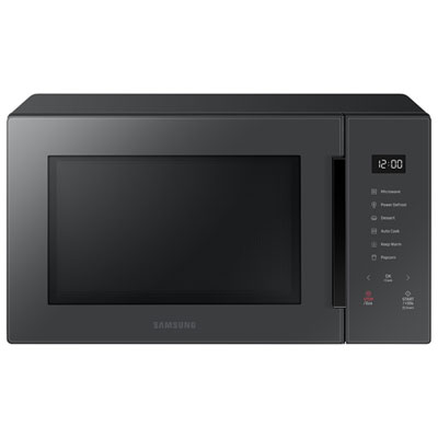 Samsung 1.1 Cu. Ft. Microwave (MS11T5018AC/AC) - Charcoal Looks stylish and allows for easy monitoring of food while cooking