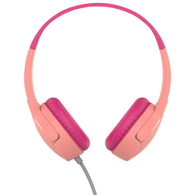 Belkin SoundForm Mini On-Ear Wired Kids Headphones - Pink Great headphones for kids that are easy to use!