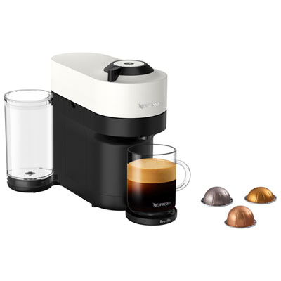 Image of Nespresso Vertuo Pop+ Coffee & Espresso Machine by Breville - Coconut White
