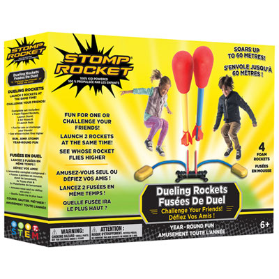 Stomp Rocket Dueling Rockets - 4 Pack