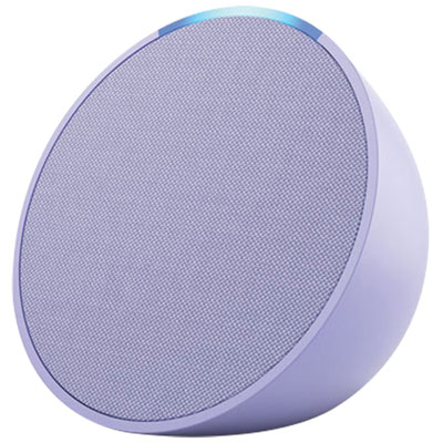 Image of Amazon Echo Pop Smart Speaker with Alexa - Lavender Bloom