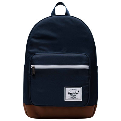 Herschel Pop Quiz 16" 25L Laptop Commuter Backpack - Navy/Tan